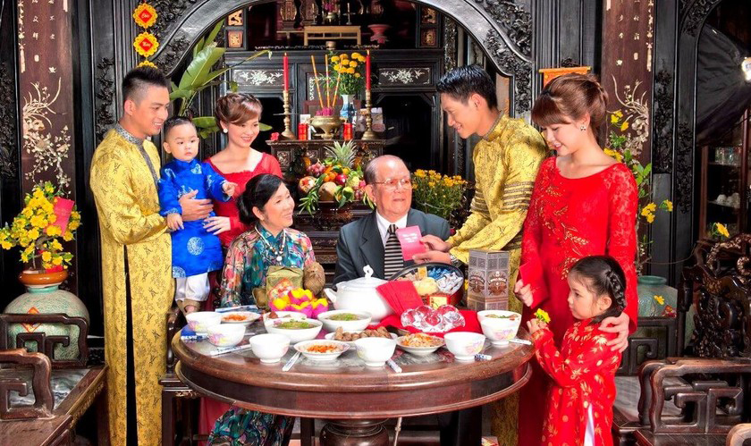 Tết là dịp để gia đình sum vầy